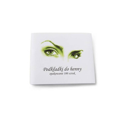 ERBEL podkładki do henny - piankowe płatki 100szt.