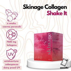 YASENKA Skinage Collagen Shake It Blackcurrant suplement diety 20 saszetek