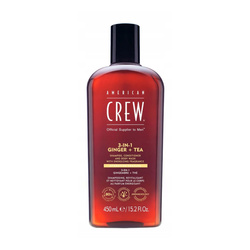 AMERICAN CREW 3in1 Ginger & Tea szampon odżywka żel pod prysznic 450ml