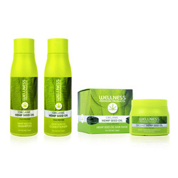 WELLNESS PREMIUM PRODUCTS zestaw (szampon 500ml, odżywka 500ml, maska 500ml + 4 ampułki GRATIS)