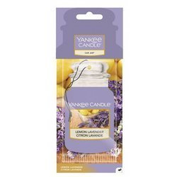 YANKEE CANDLE Lemon Lavender car jar zawieszka do samochodu