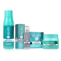 WELLNESS PREMIUM PRODUCTS zestaw głęboko nawilżający (szampon 500ml, serum 100ml, maska 500ml + 4 ampułki GRATIS)