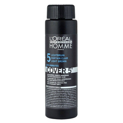 L'OREAL Homme Cover 5' żel do koloryzacji włosów dla mężczyzn -  nr 5 Light Brown 50ml