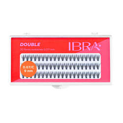 IBRA Double Knot-Free 0.07-C-9mm kępki rzęs