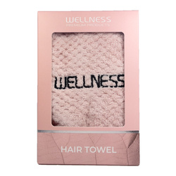 WELLNESS PREMIUM PRODUCTS Turban do włosów - różowy