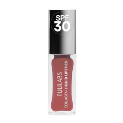 TULI LABS COLLAGEN LIQUID LIPSTICK SPF30 Nude Mauve - kolagenowa pomadka do ust 11ml
