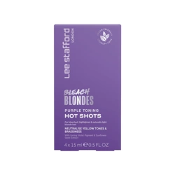 LEE STAFFORD Bleach Blondes Purple Toning Hot Shots toner do włosów 4x15ml