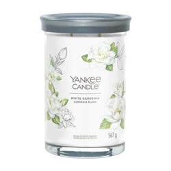 YANKEE CANDLE White Gardenia tumbler z 2 knotami