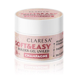 CLARESA Żel budujący soft&easy champagne 45g