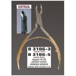 CĄŻKI DO SKÓREK PÓŁZŁOTE  3MM B310G-3