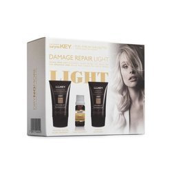 SARYNA KEY Damage Repair Light zestaw regenerujący do włosów cienkich (szampon 40ml | maska 40ml | olejek 10ml)