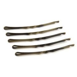 Wsuwki do włosów DŁUGIE - 100 szt. (złoto i czerń)